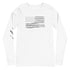 Grunge American Flag with Guns Unisex Long Sleeve Tee - Mainstream Freedom